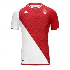 AS Monaco Koszulka Podstawowych 2023-24 Krótki Rękaw
